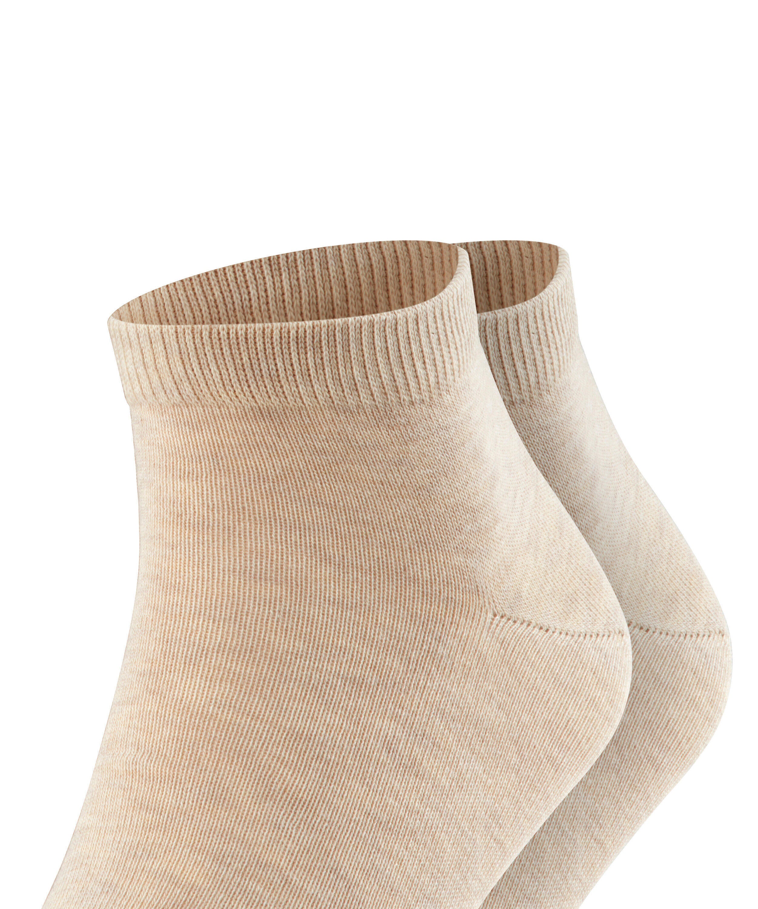 2er-Pack Sneakersocken aus Baumwolle - 4650 sand mel. - Beige