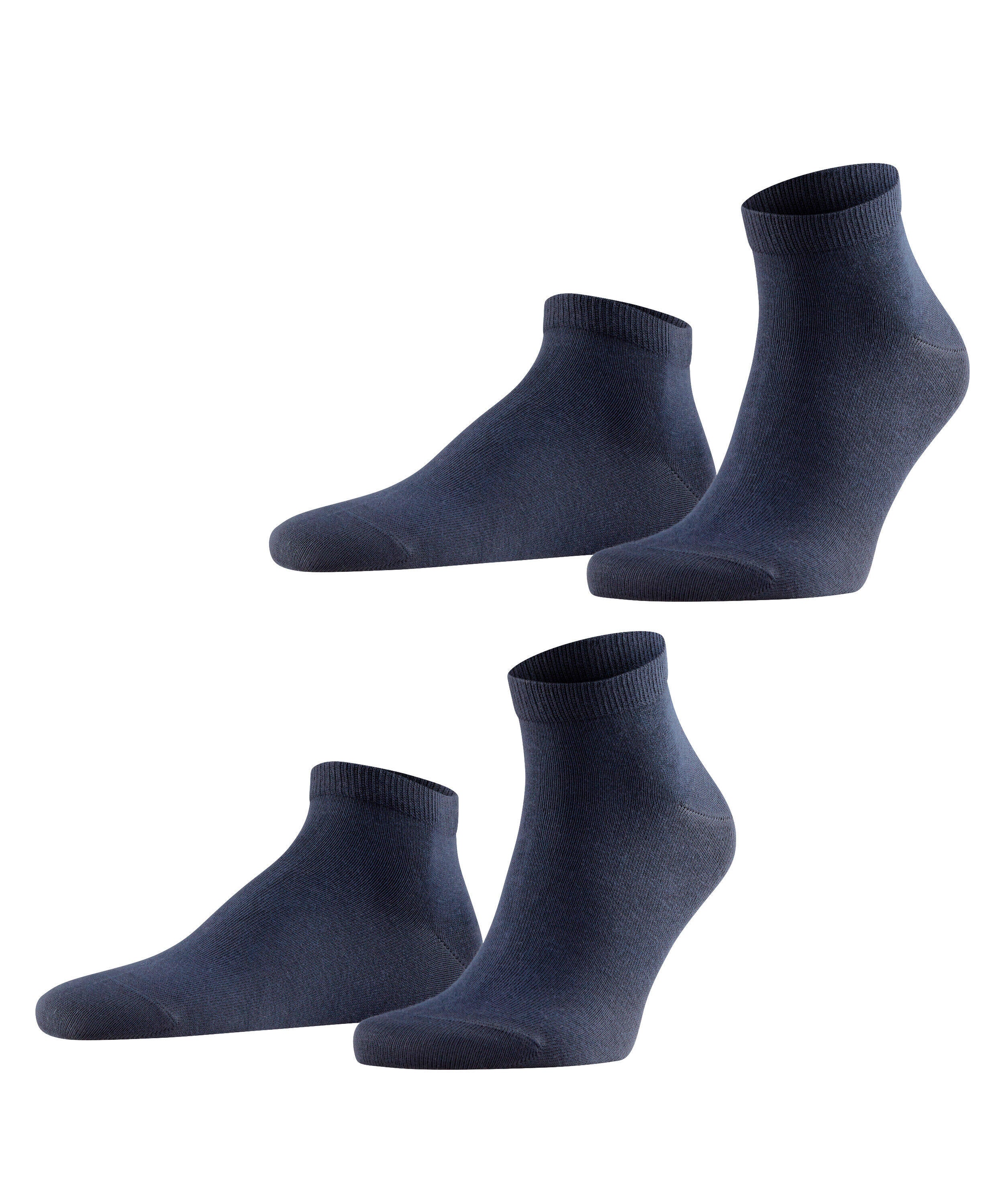 2er-Pack Sneakersocken aus Baumwolle - 6375 dark navy - Blau