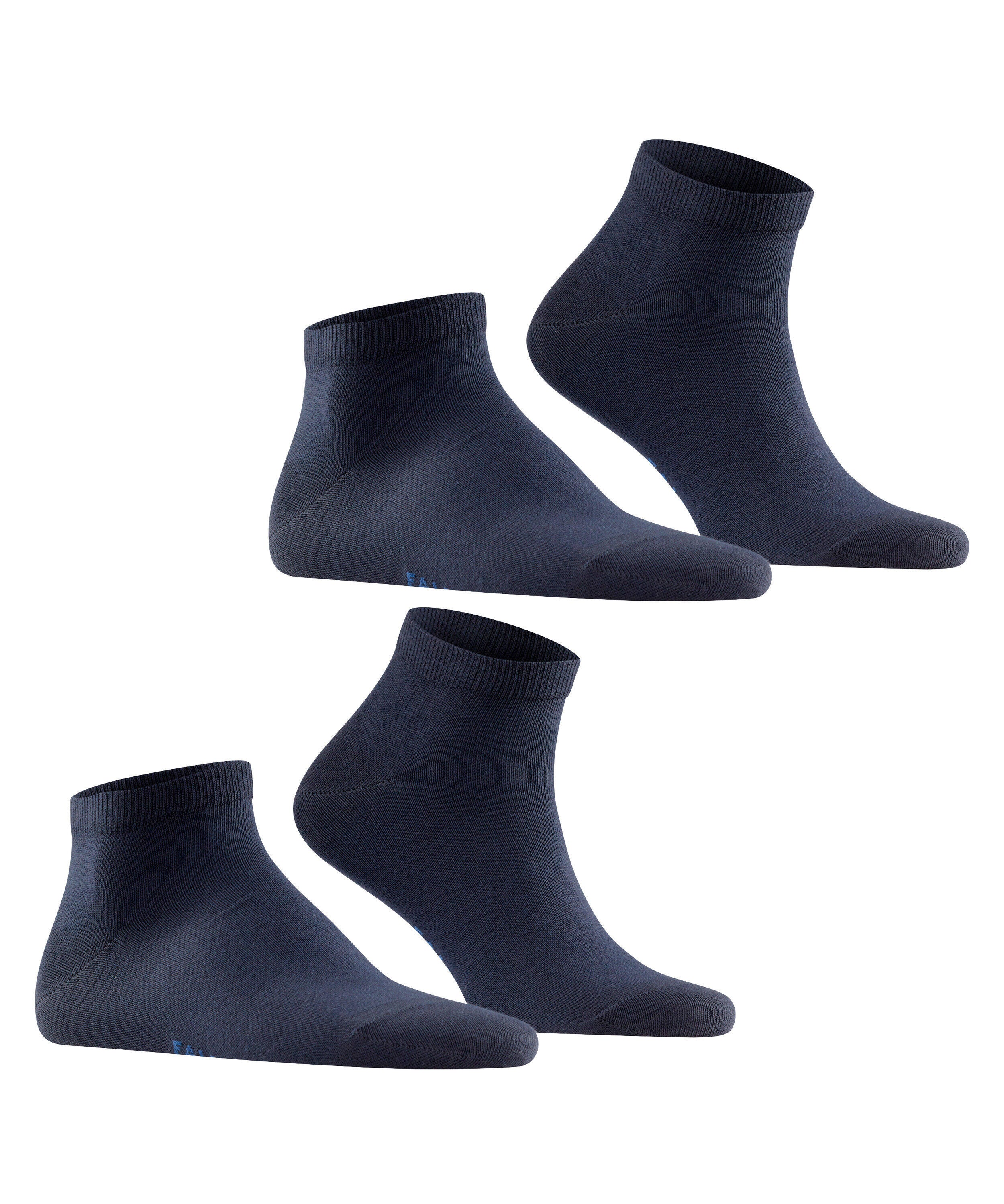 2er-Pack Sneakersocken aus Baumwolle - 6375 dark navy - Blau