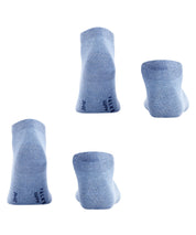 2er-Pack Sneakersocken aus Baumwolle - 6660 light denim - Blau