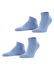 2er-Pack Sneakersocken aus Baumwolle - 6660 light denim - Blau