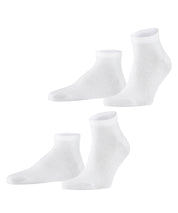 2er-Pack Sneakersocken aus Baumwolle - 2000 white - Weiß