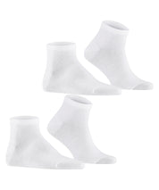 2er-Pack Sneakersocken aus Baumwolle - 2000 white - Weiß