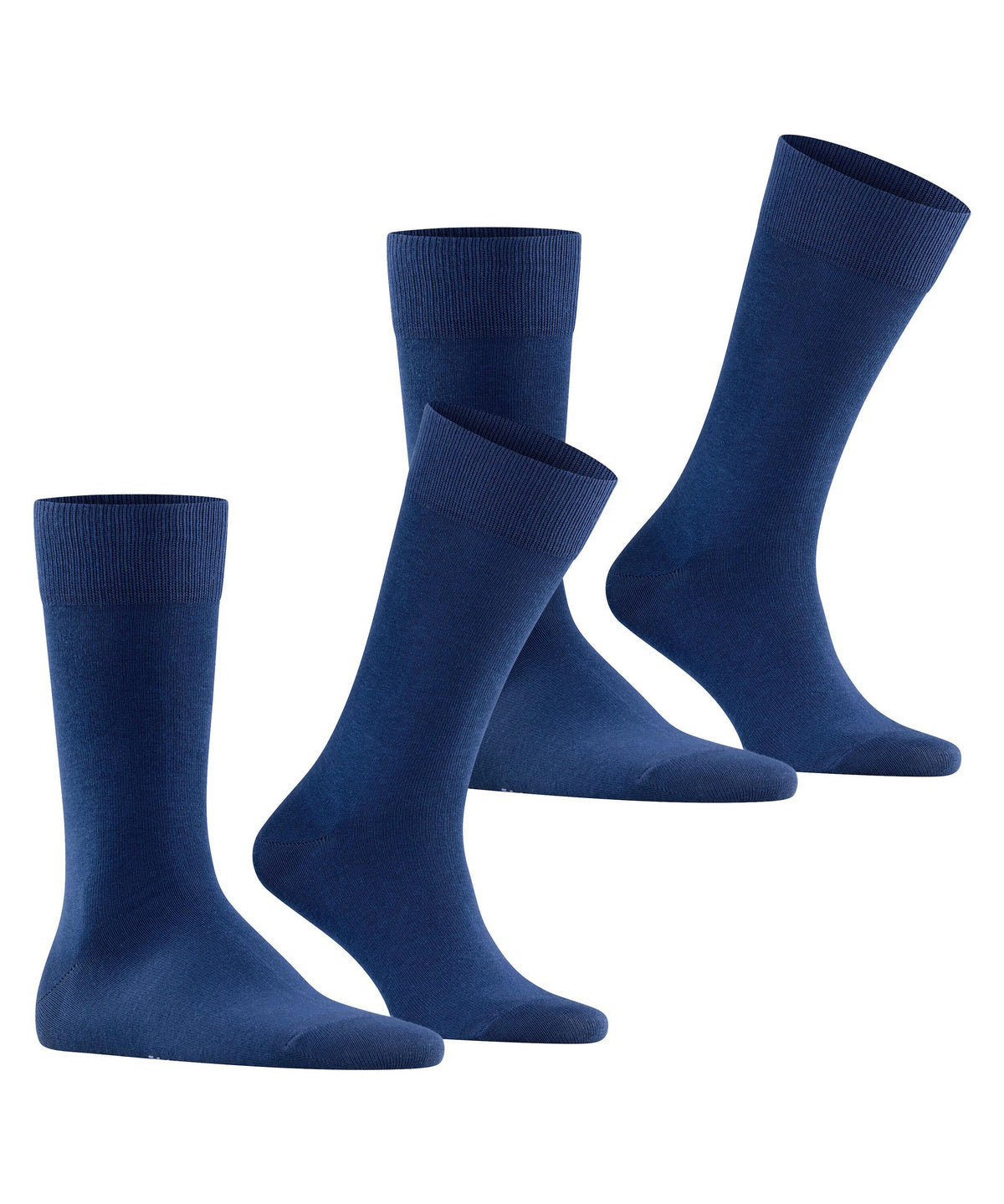 Happy 2-Pack Baumwollstrümpfe - 6000 royal blue - Blau