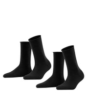 2er-Pack Socken - 3000 black - Schwarz