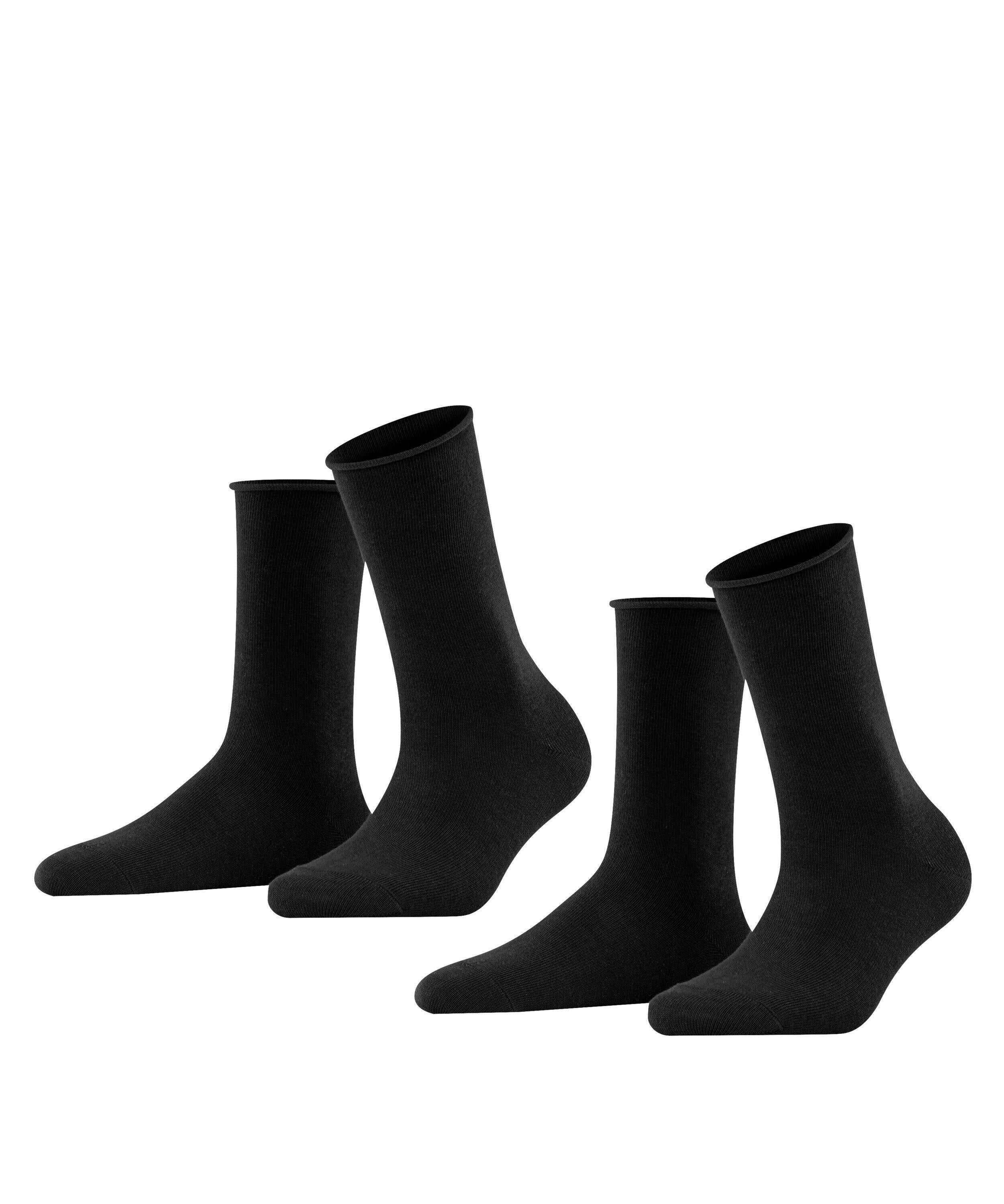 2er-Pack Socken - 3000 black - Schwarz