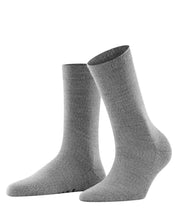 Socken aus Merinowolle-Mix - 3830 light grey mel. - Grau