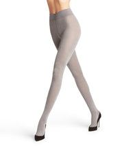 Strumpfhose aus Schurwollemix - 3830 light grey mel. - Grau