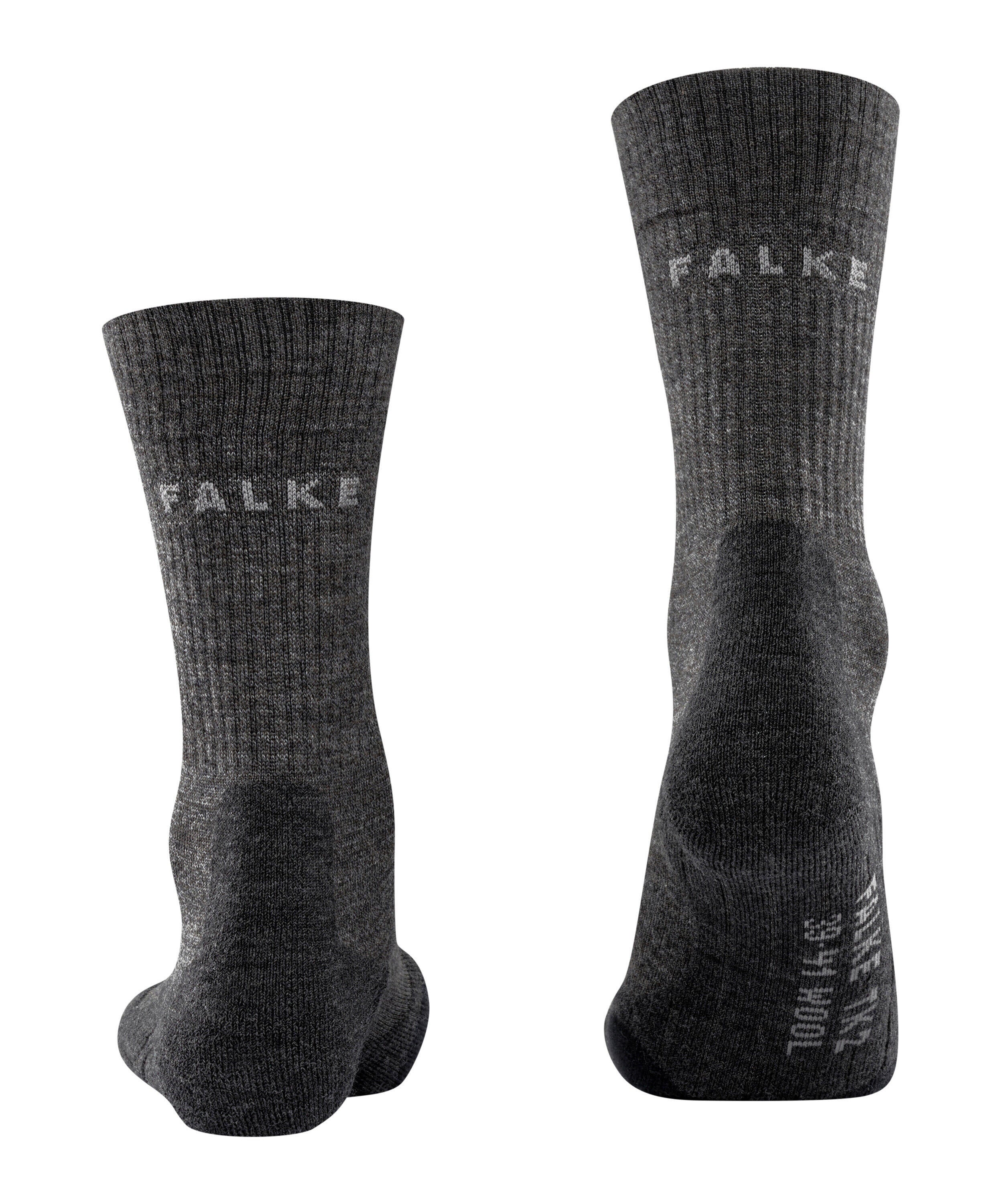 Strick Socken TK2 Wool - 3150 smog - Grau