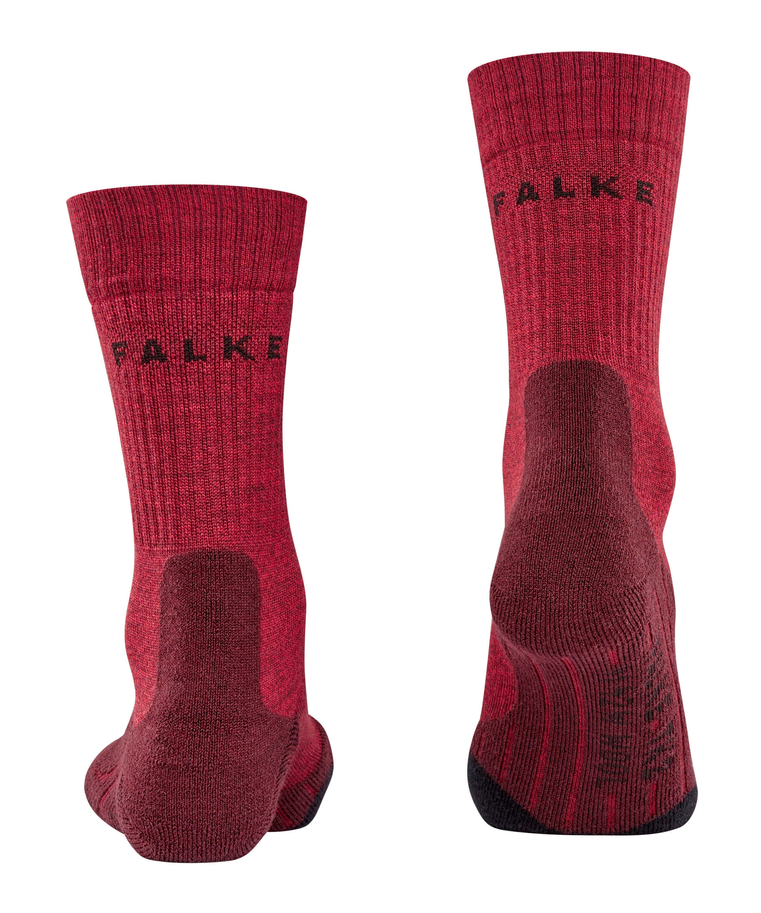 Strick Socken TK2 Wool - 8280 scarlet - Rot