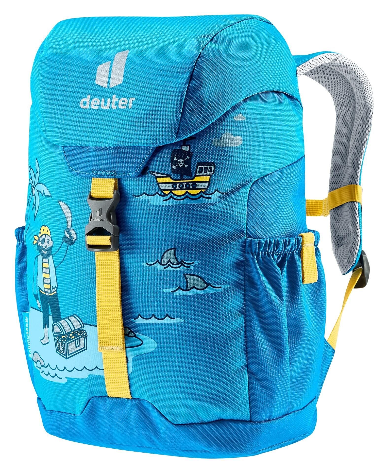 Kinderrucksack Schmusebär - 1324-azure-lapis - Blau | Gelb