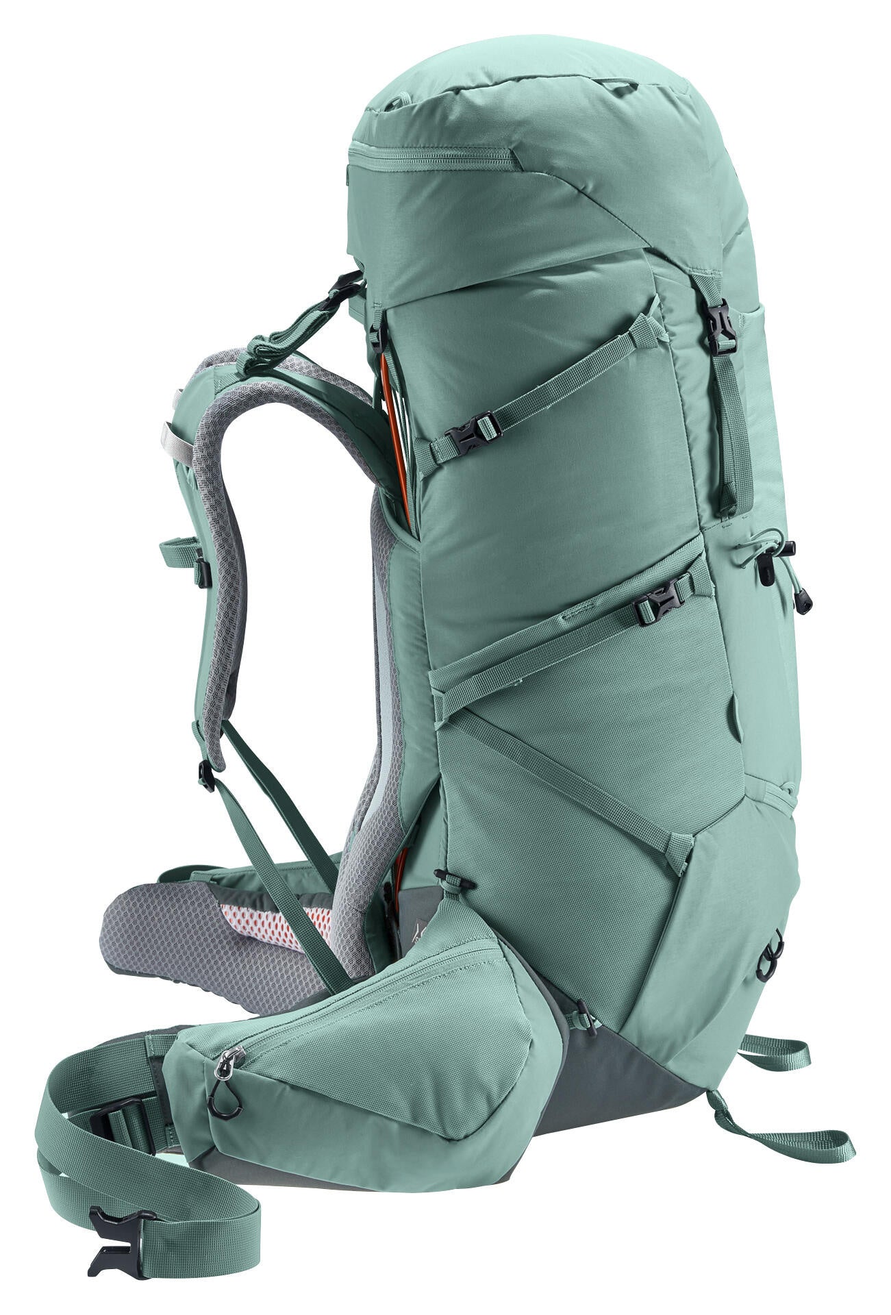 Wanderrucksack Aircontact Core 55+10 SL - 2444-jade-graphite - Grün