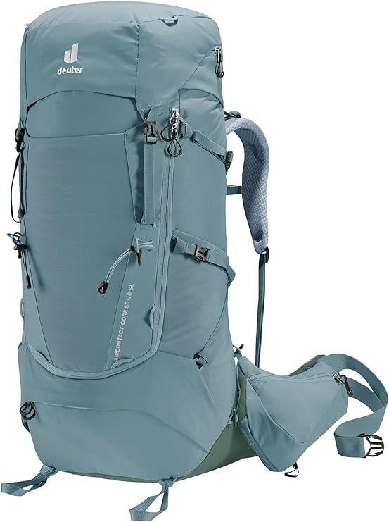 Wanderrucksack Aircontact Core 55+10 SL - 4219-shale-ivy - Blau