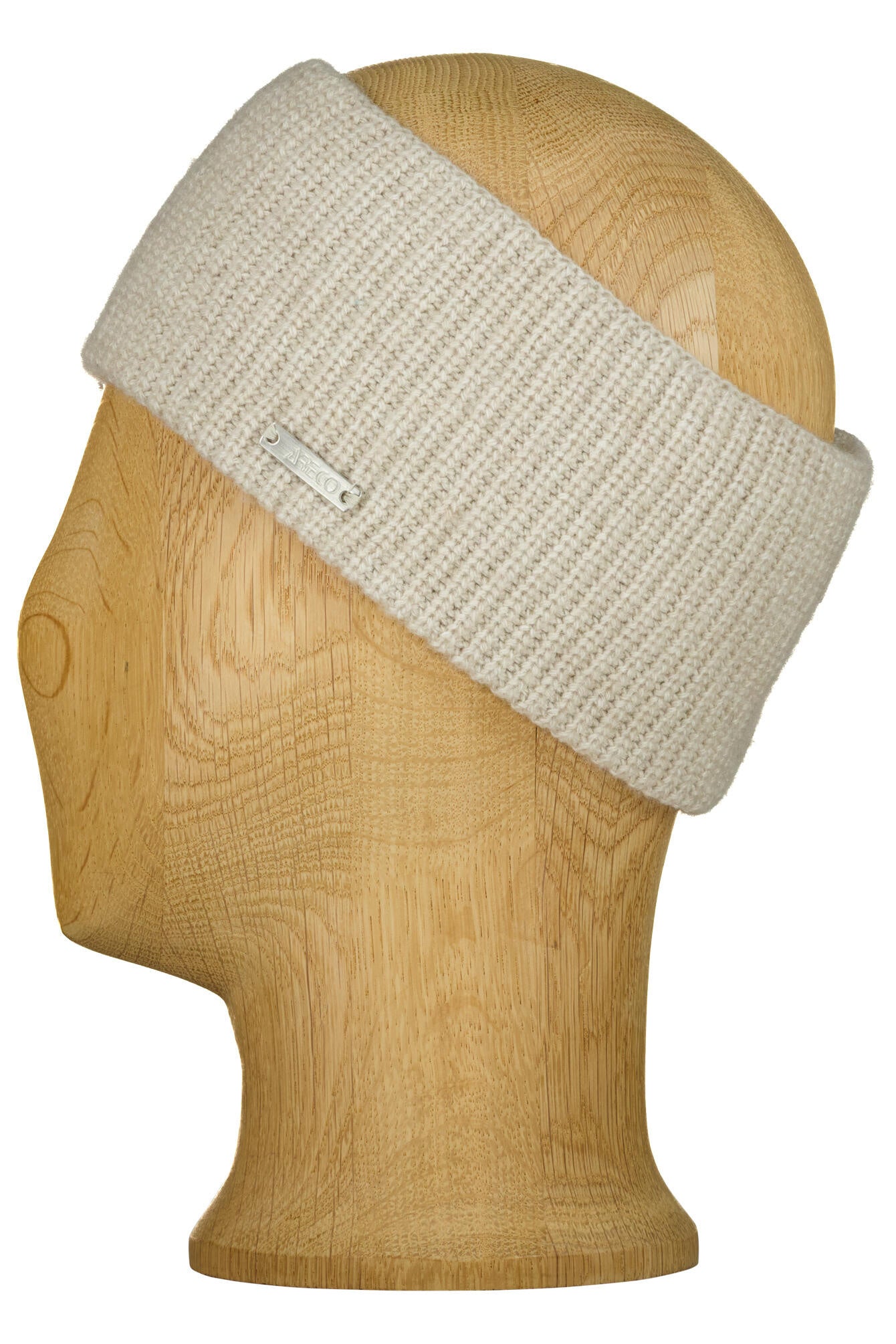 Stirnband - 012-weiss-anthra - Beige