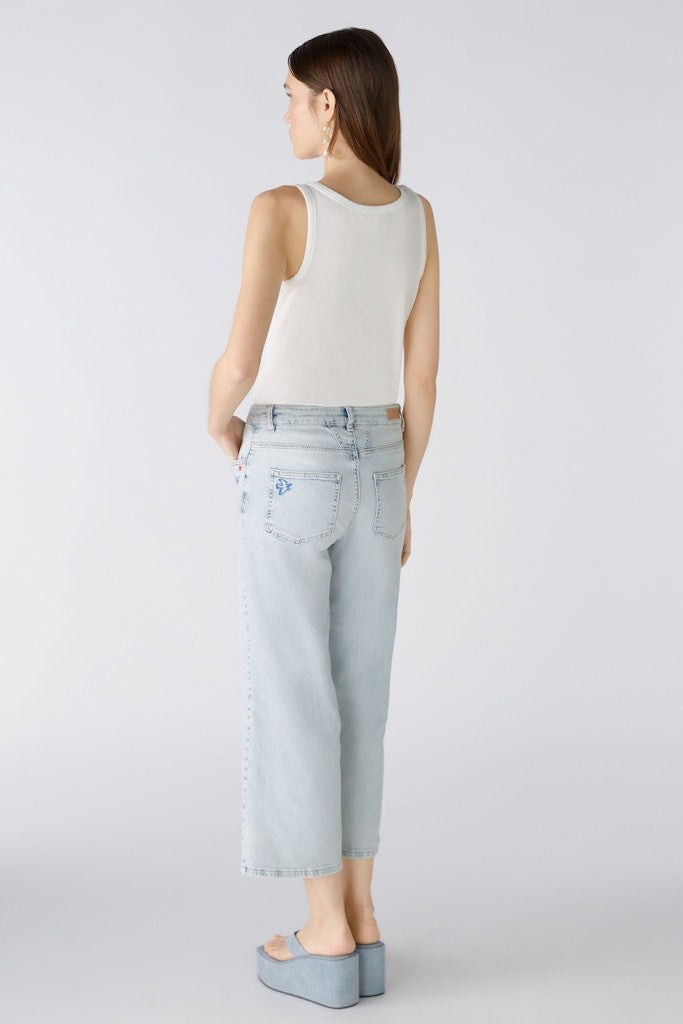 7/8 Jeans Wide Leg - 5300 - Blau