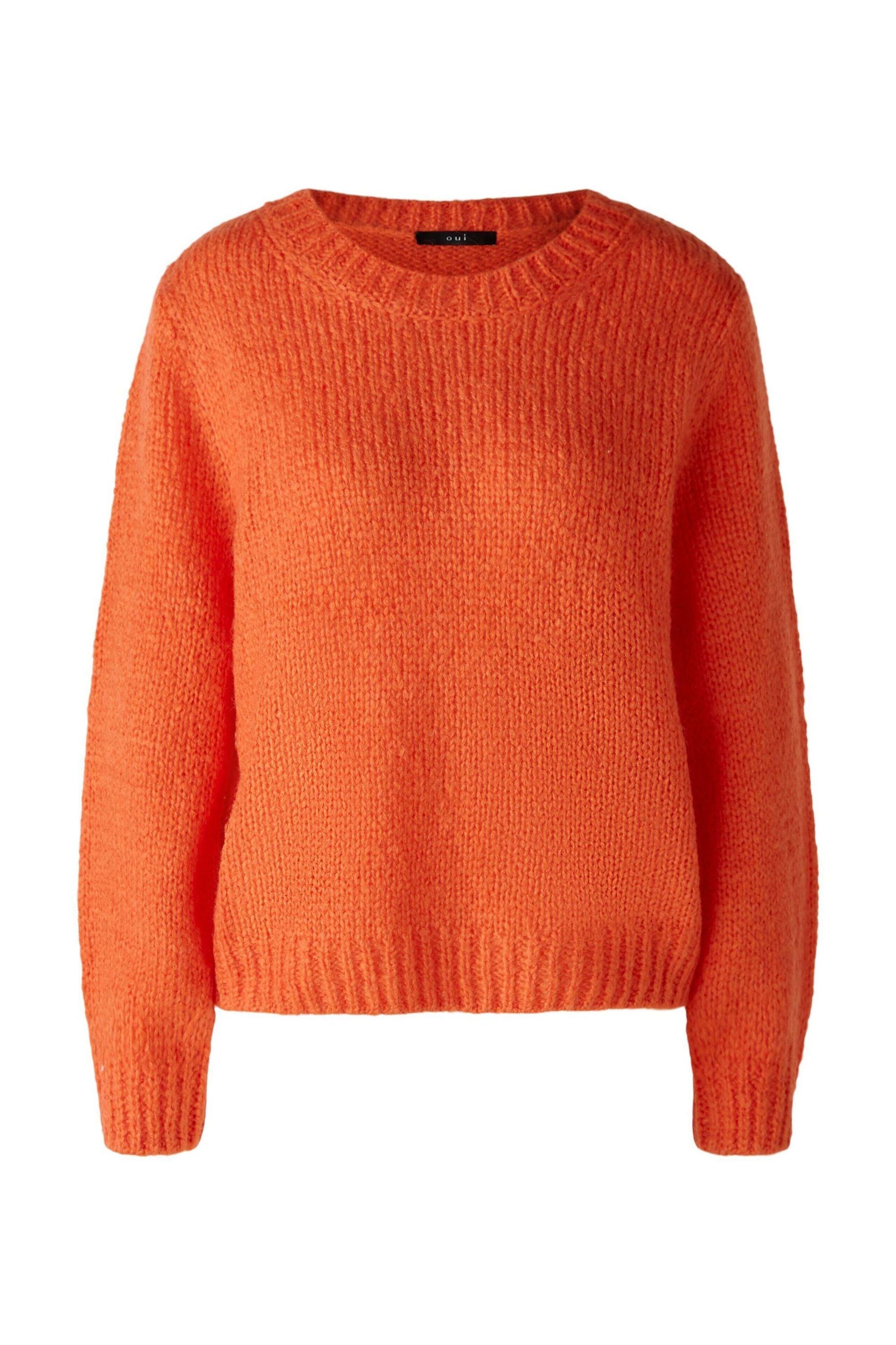 Grober Strickpullover - 3550-cherry tomato - Orange