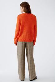 Grober Strickpullover - 3550-cherry tomato - Orange