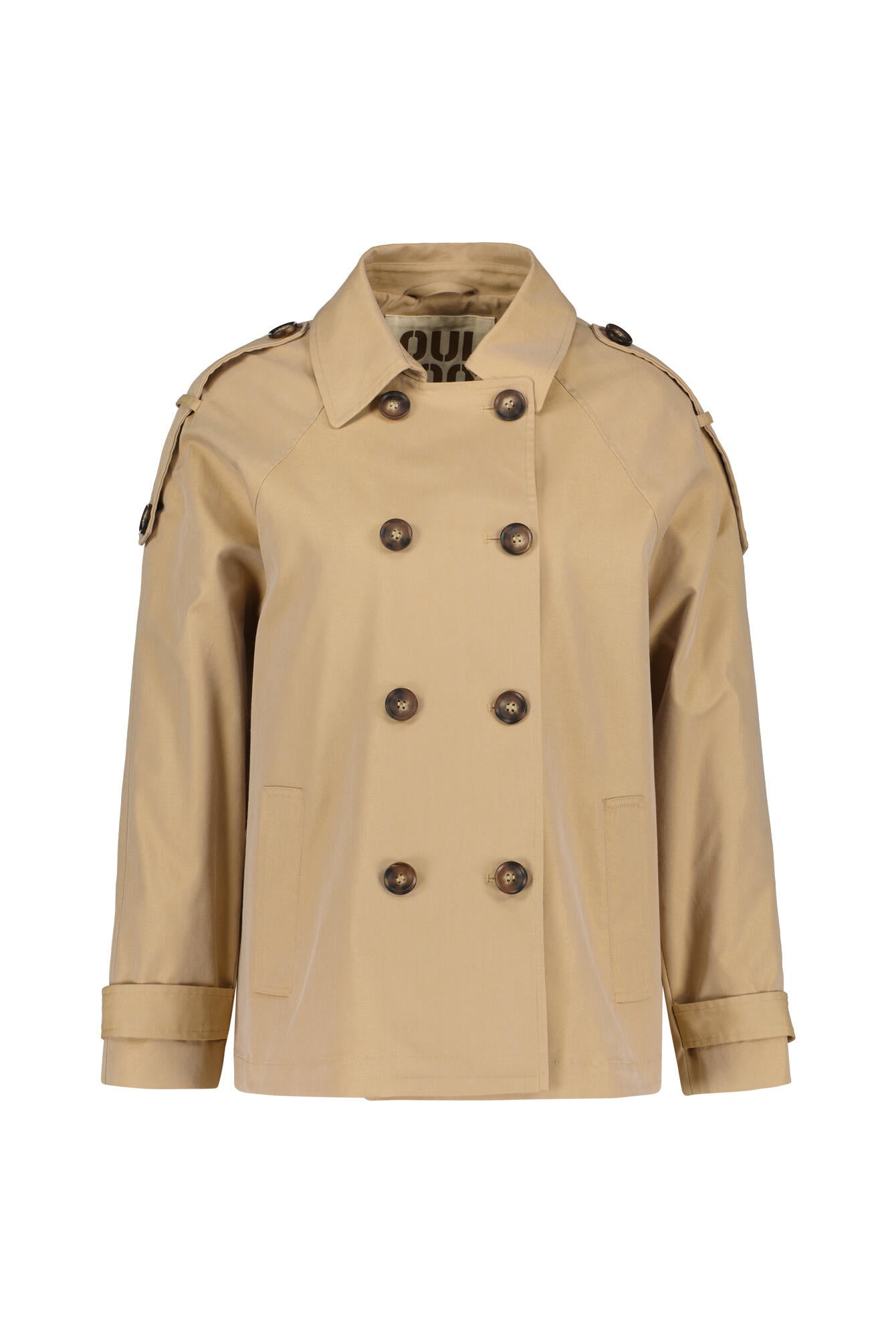 Leichte Jacke in Trenchcoat-Optik - 7364-camel - Beige