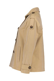 Leichte Jacke in Trenchcoat-Optik - 7364-camel - Beige