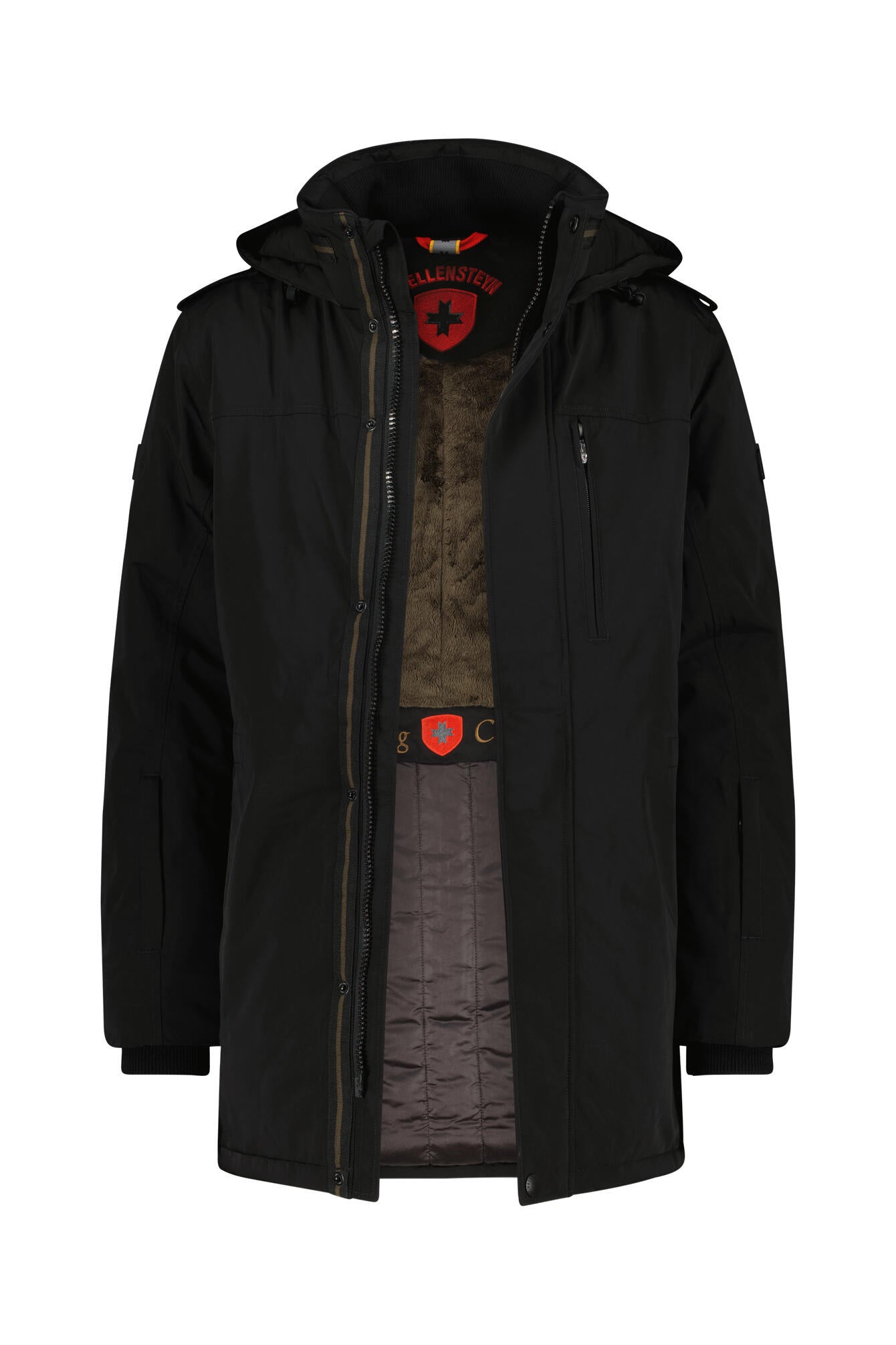 Parka Traveller Winter Men - Schwarz - Schwarz