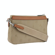 Schultertasche Decoro Tessuto Jasmina - 753-greige - Beige