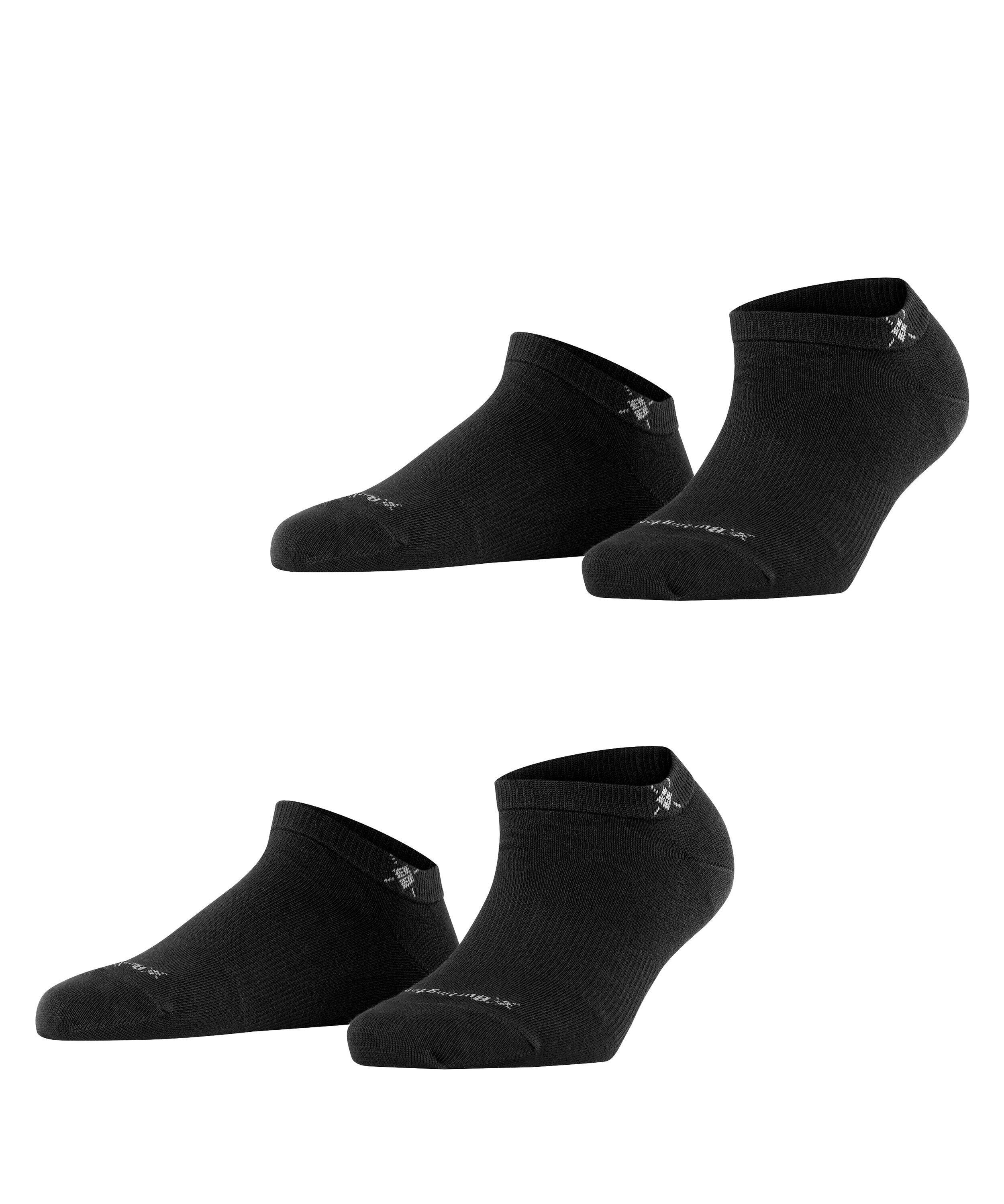 2er-Pack Sneaker Socken - 3000 black - Schwarz