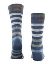 Burlington Socken mit Bio-Baumwolle - 6688 dark blue mel. - Blau | Grau