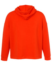 Sweatshirtjacke mit Kapuze - 360 - Orange