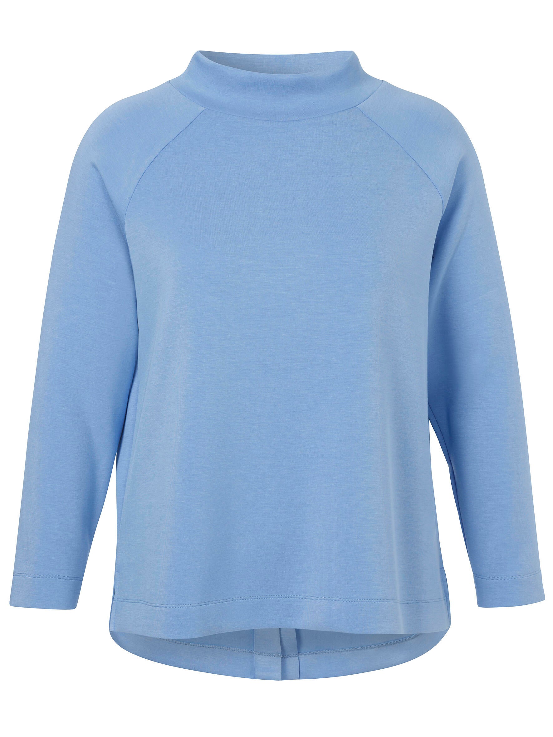 Sweatshirt mit Stehkragen - 870 - Blau