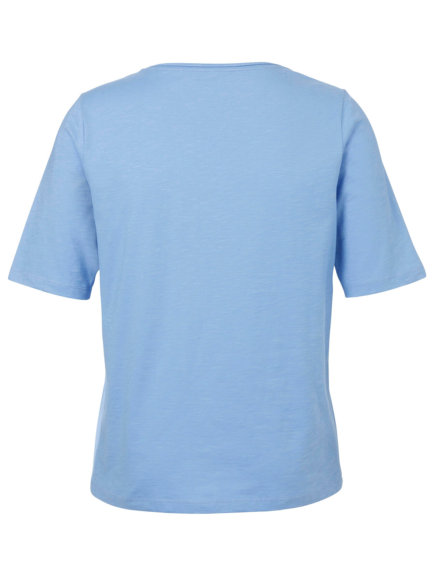 Halbarmshirt mit Print - 873 - Blau