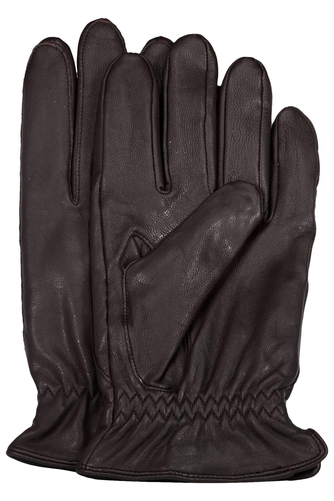 Leder Handschuhe - 7800 - Schwarz