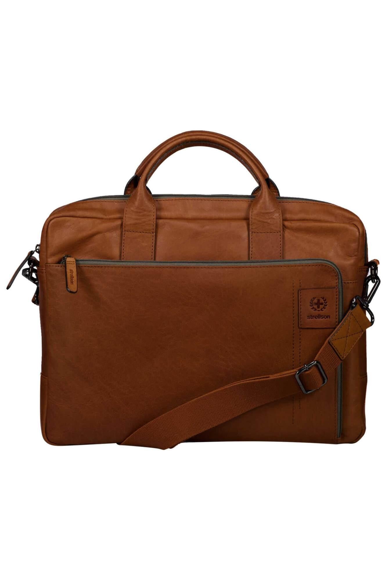 Briefcase - 703-cognac - Braun