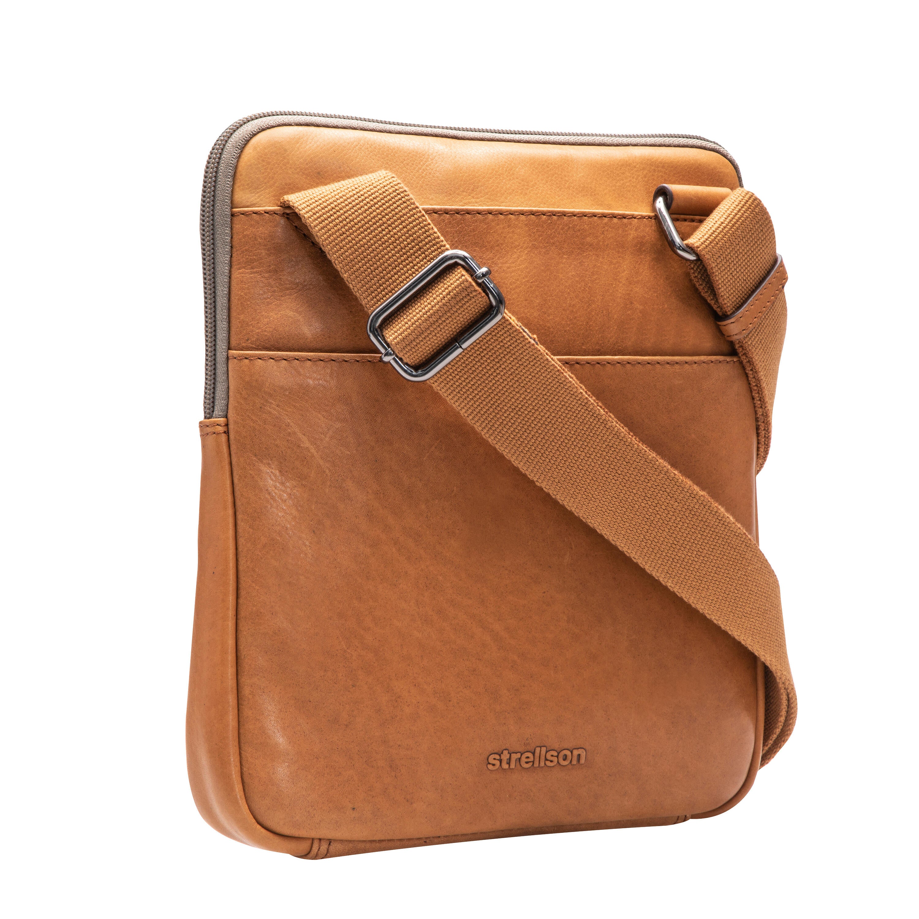 Schultertasche - 703-cognac