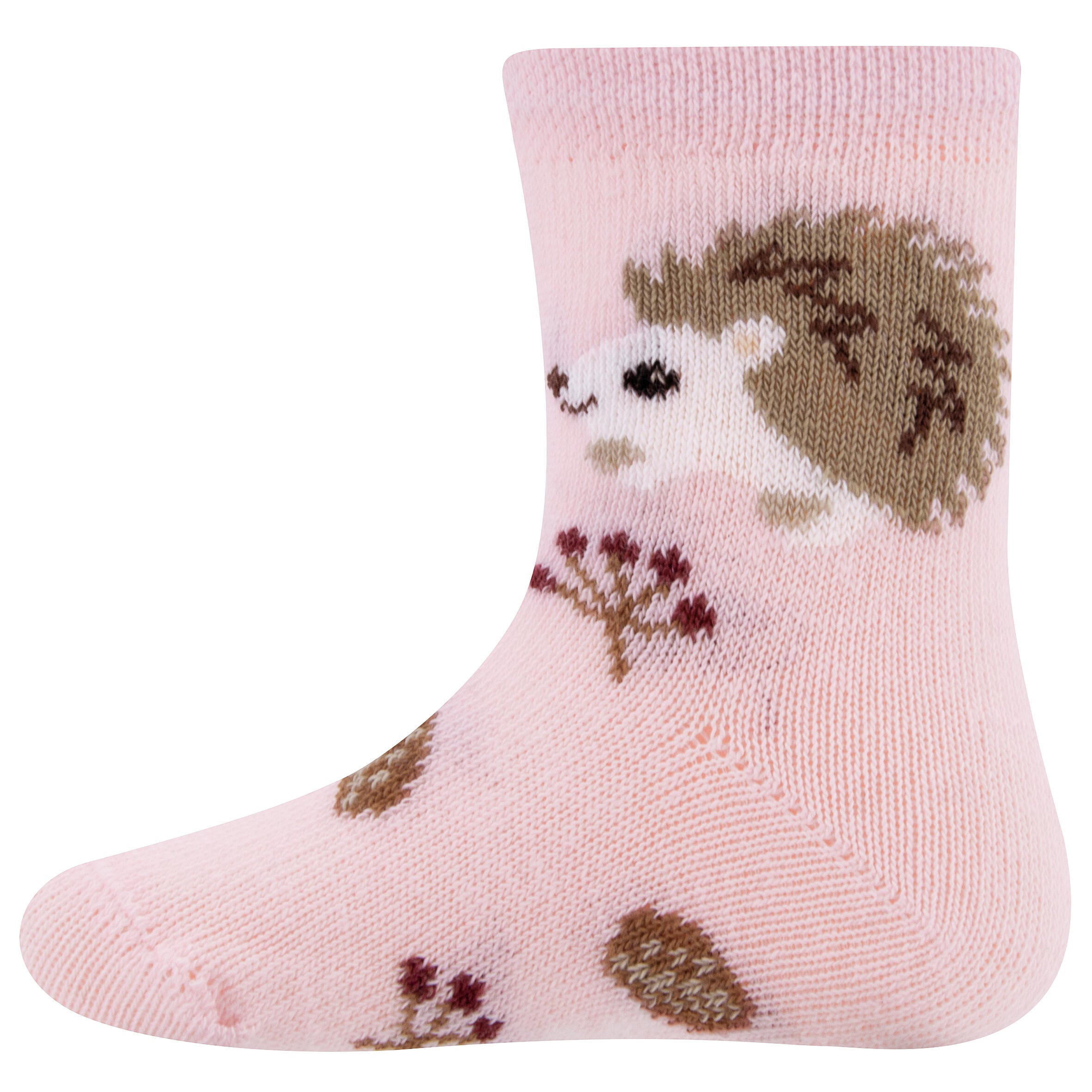 Gemusterte Socken aus Baumwollmix - 1714 - Rosa