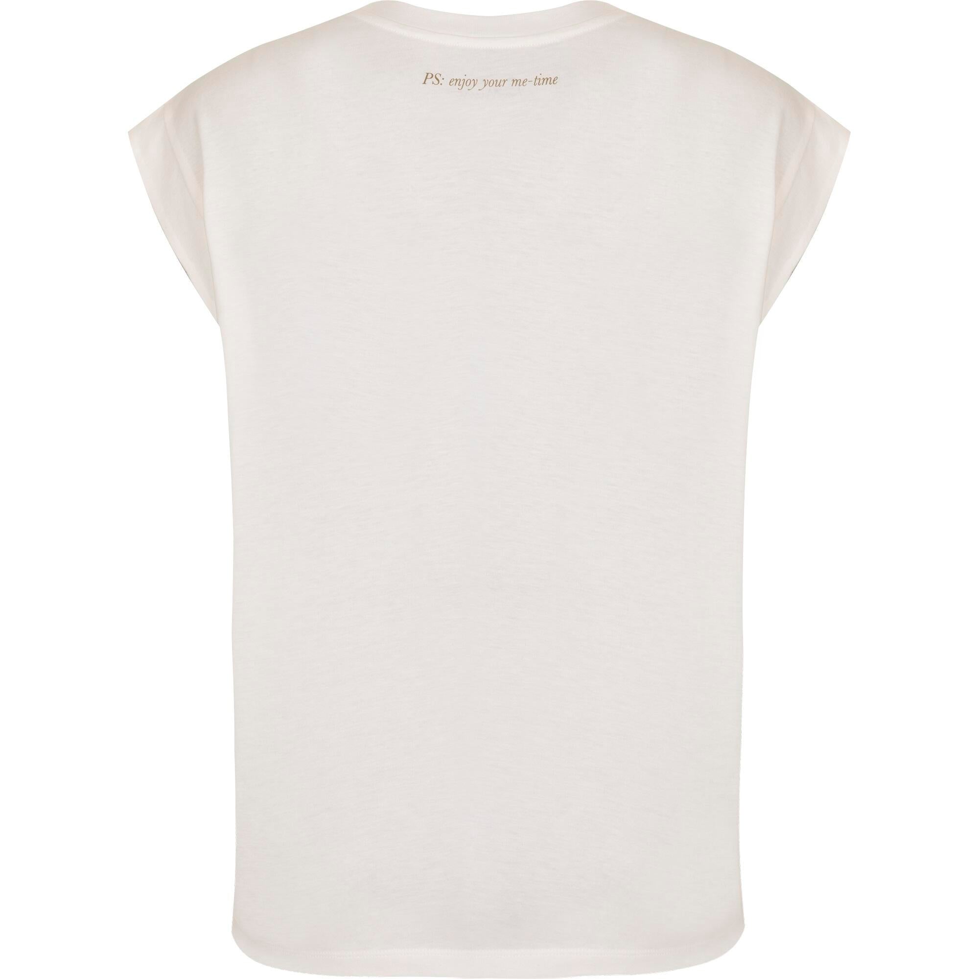 T-Shirt - 80-foggy white - Creme