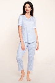 Pyjama Kombi Set - 16361 - Blau