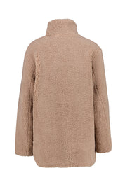 Teddyjacke mit Stehkragen - 123-desert bei - Beige