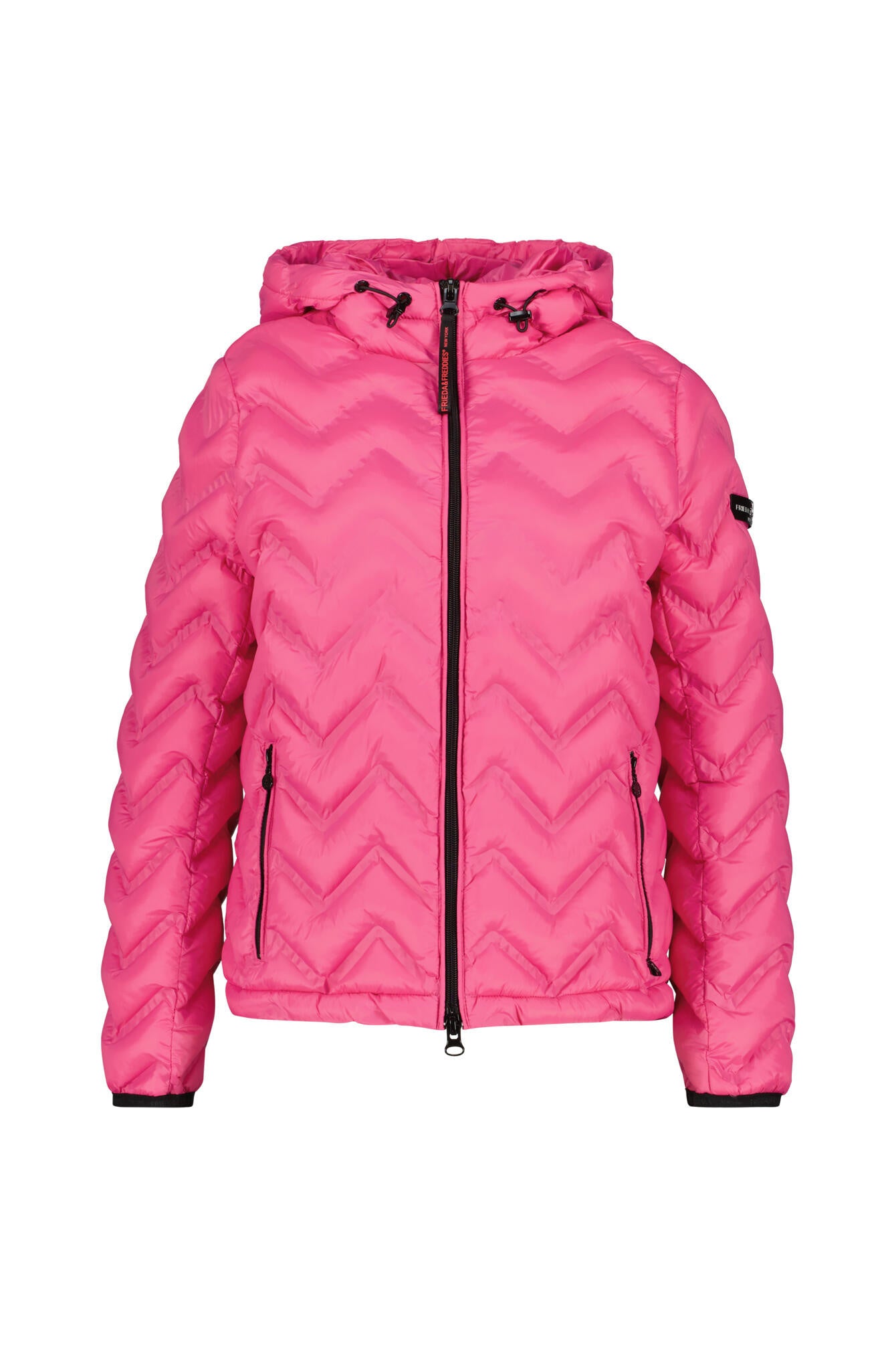 Steppjacke mit Kapuze - 295-crazy pink - Pink