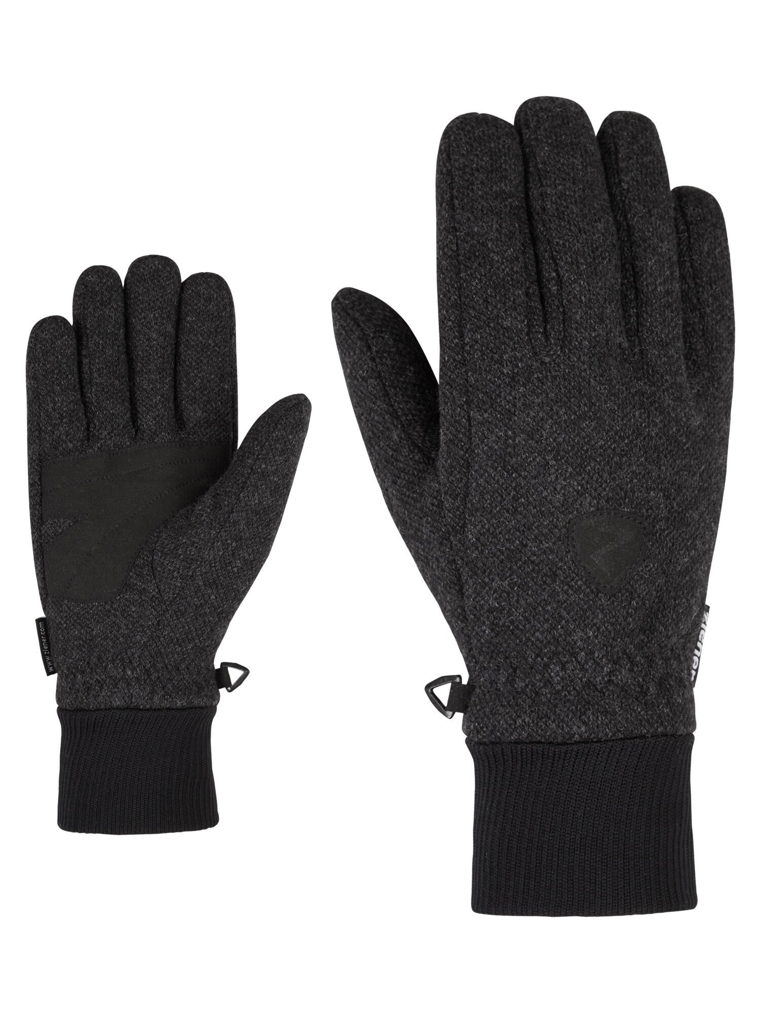 Ildo Glove multisport - 822-dark melange - Grau | Schwarz