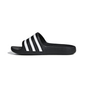 Adiletten Aqua K - CBLACK/FTWWHT/CBLACK - Schwarz