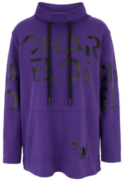 Sweatshirt - 49-Purple - Violett