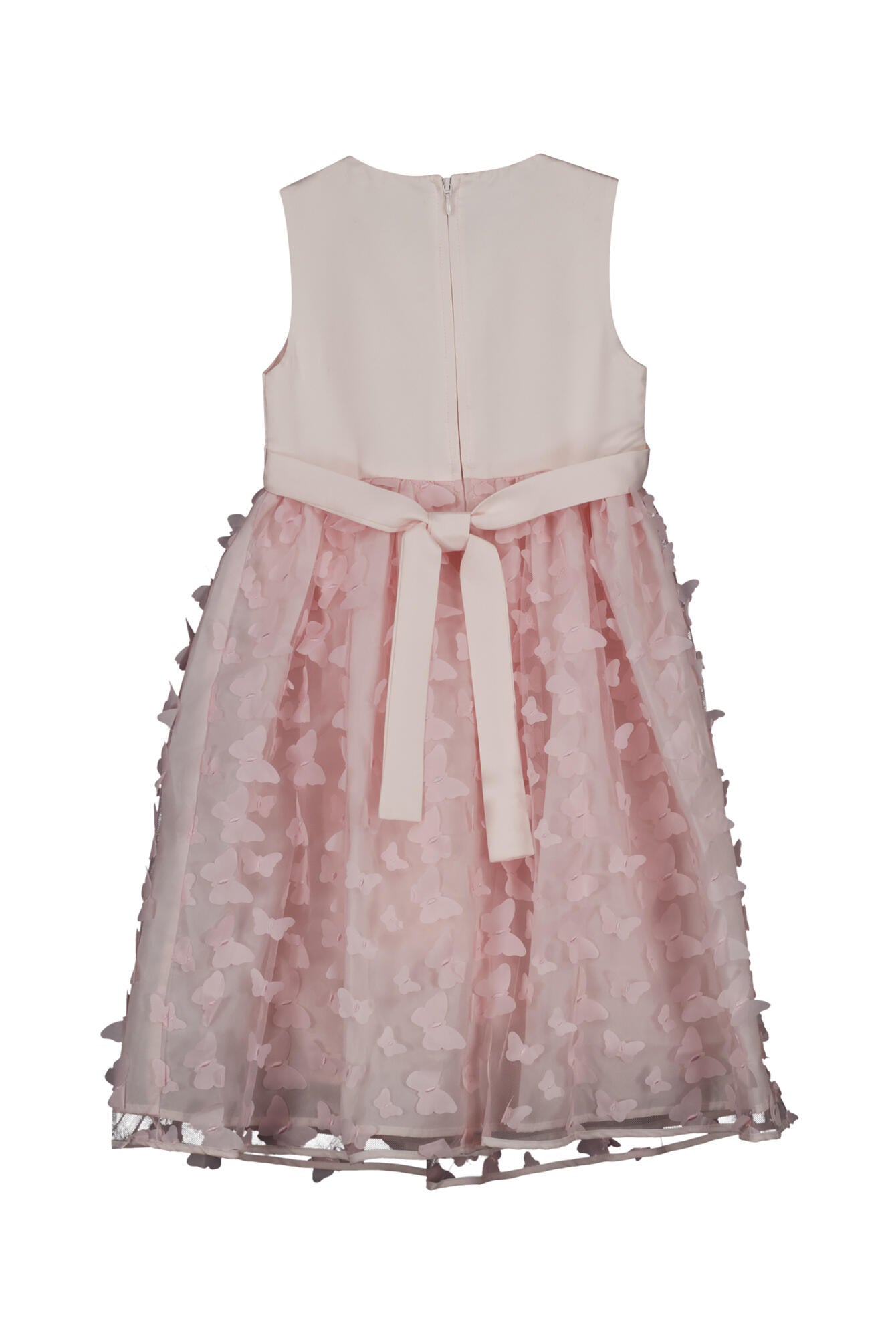 3D Schmetterlings Kleid - 8100-rose - Rosa