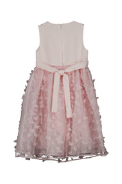 3D Schmetterlings Kleid - 8100-rose - Rosa