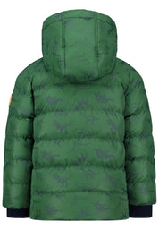 Steppjacke mit Allover-Print - 6637-for. green - Grün