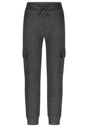 Jogginghose in Cargo-Optik - 2700-antra. mel - Grau