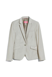 Blazer mit Pattentaschen - 10 - Grau