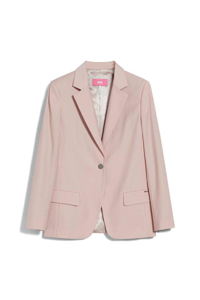 Blazer mit Pattentaschen - 40 - Rosa