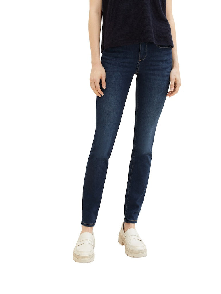 Jeans Skinny Fit - 10282-dark stone wash denim - Blau