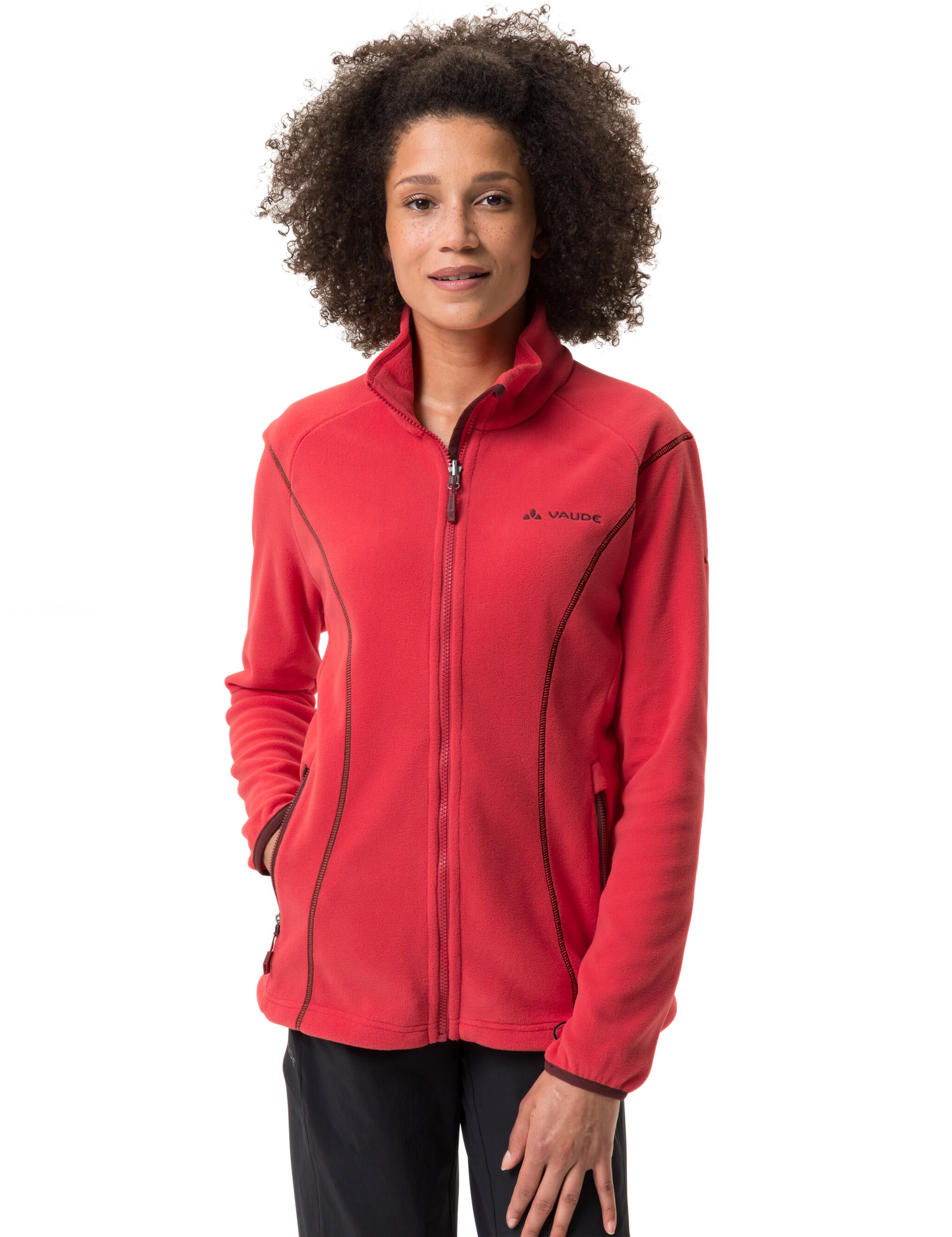 Fleece-Jacke Outdoor - 024-FLAME - Rot