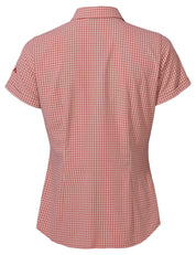 Kurzärmelige Funktionsbluse - 168-soft rose - Rosa